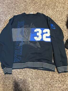 Nike Sportswear Duke Blue Devils #32 Vintage Style Side-Zip Crewneck Sweatshirt